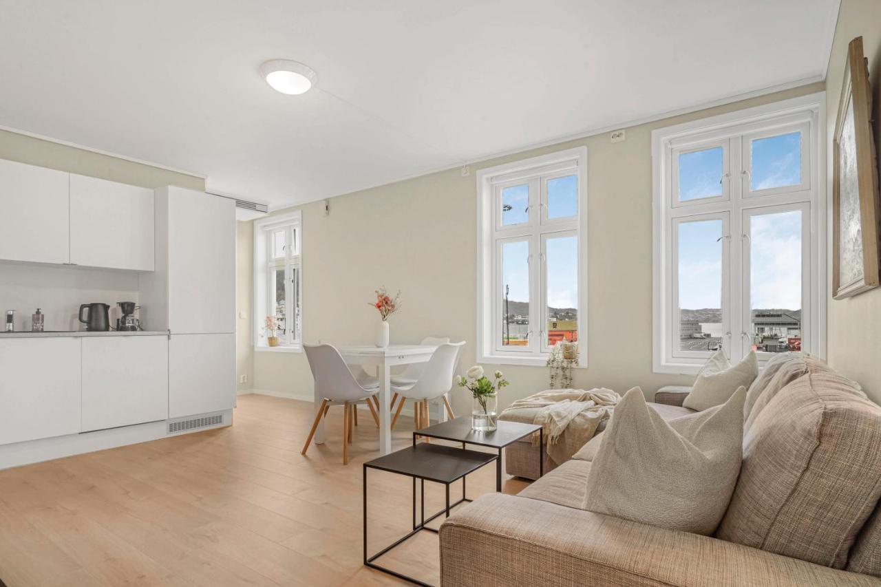 Contemporary City-Apartement With Views Of The Dock! ベルゲン エクステリア 写真